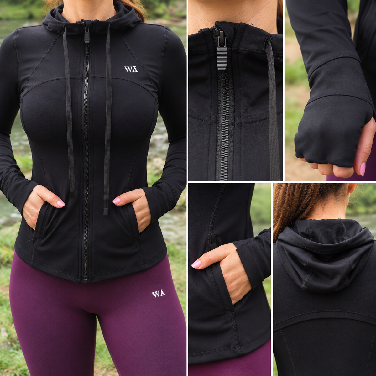 WĀ Form Zip Jacket